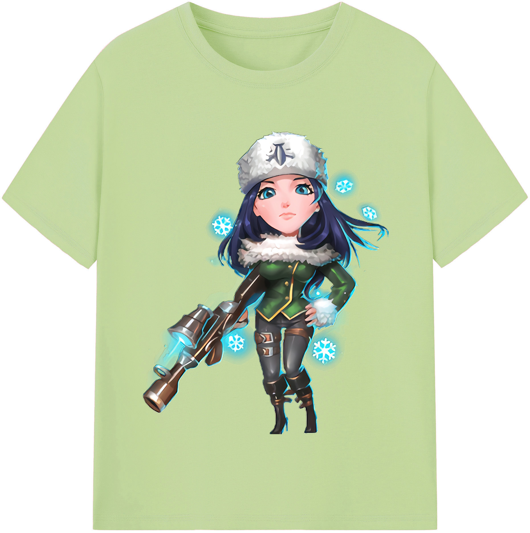 リーグ・オブ・レジェンド League of Legends LOL 綿100％半袖Tシャツ（フロントプリント）